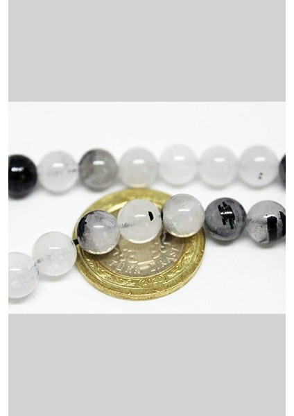 Rutil Kuvars Taşı 8mm/4 Adet