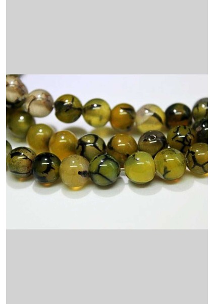 Akik Taşı 8mm/10 Adet (4203)