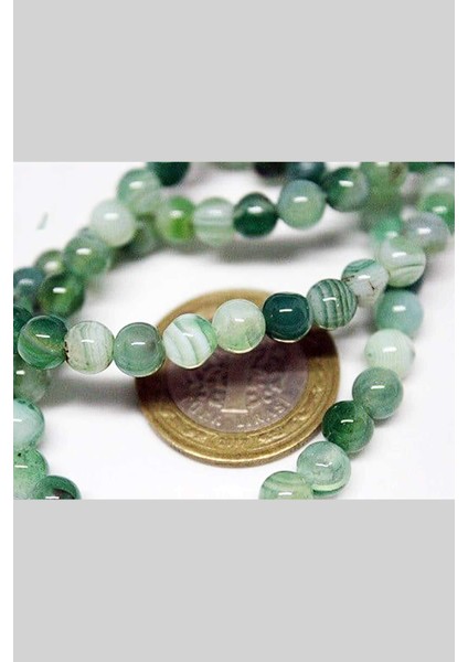 Akik Taşı 6mm/10 Adet (7556)