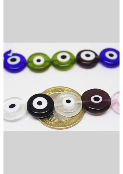 Cam Boncuk 15MM*4MM/5 Adet (11400-1)