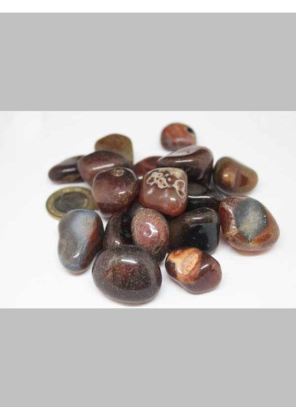 Akik Taşı Koyu Kahverengi