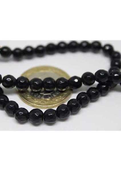 Onix (Oniks) Taşı Faset Kesim Parlak Dizi 6mm modelleri