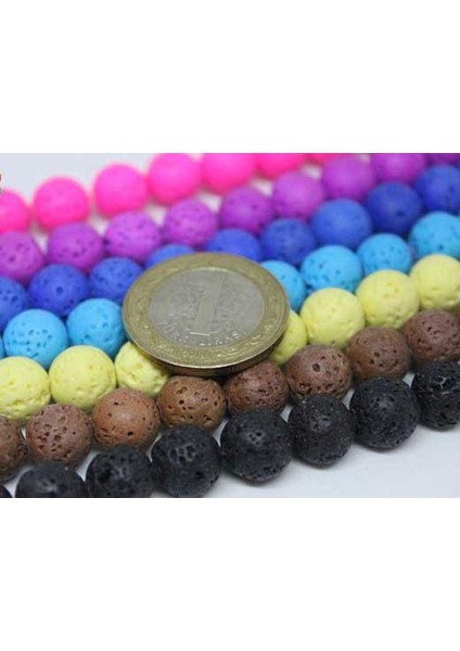 Lav Taşı Sarı Renkli Dizi 10MM modelleri