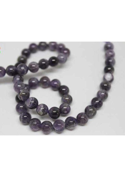 Ametist Taşı Koyu Renk Dizi 8mm modelleri