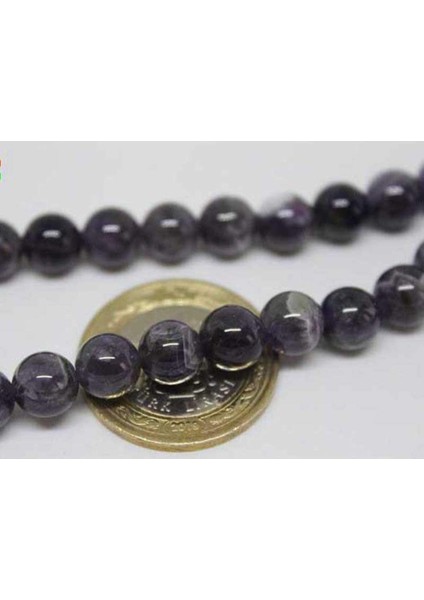 Ametist Taşı Koyu Renk Dizi 8mm fırsatları