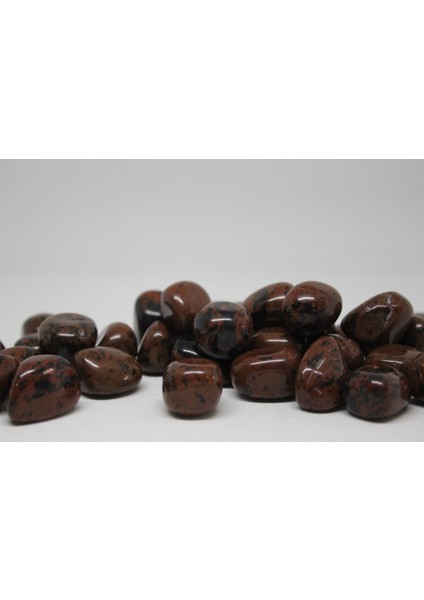 Kahverengi Obsidiyen Taşı Tamburlanmış (5-8 Gram)