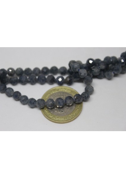 Safir Taşı Faset Kesim Dizi 5,5mm