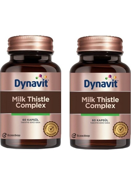 Milk Thistle Complex 60 Kapsül - 2 Adet