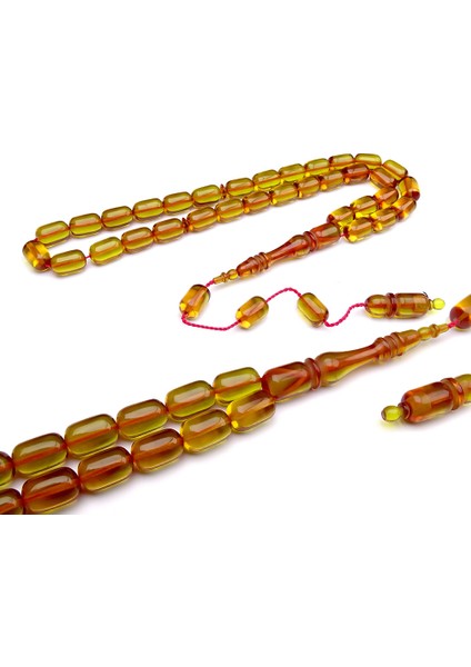 Kapsül Model Sistemli Ateş Kehribar Tesbih