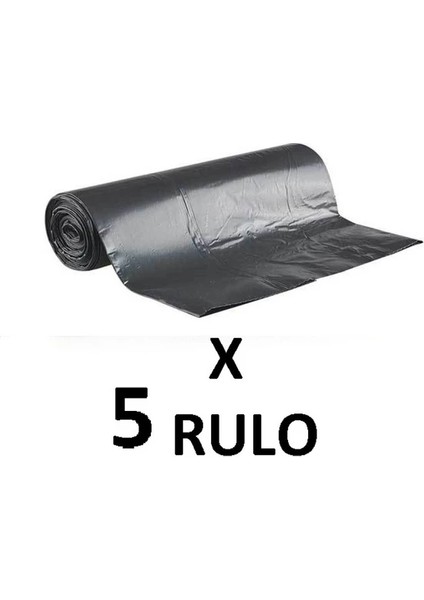 J-500 gr Jumbo Boy Çöp Torbası 80x110 cm 10'lu Rulo x 5 Paket = 50 Adet