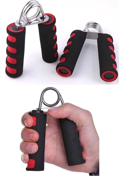 Süngerli El Yayı Çelik Malzeme ile Güç Tonlama Aleti 9x12.5 cm