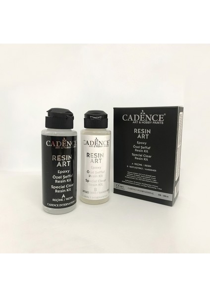 Resin Art Şeffaf Epoksi 120ML Takım