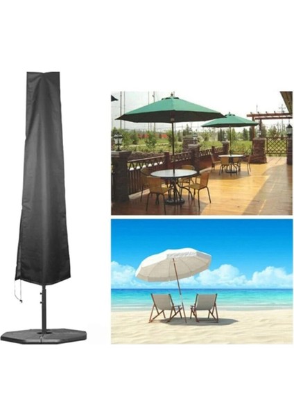Nappe Su Geçirmez Bahçe Şemsiye Koruma Örtüsü Plaj Çadırı Toz Yağmur Kir Önleyici Şemsiye Kılıfı modelleri