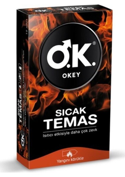 Prezervatif Sıcak Temas 10 Lu