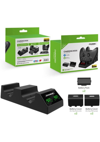 Xbox One Oyun Kolu Dock Series S x Wireless Controller Şarj Istasyonu Göstergeli 800MAH