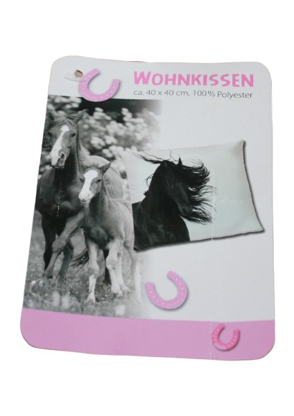Wohnkissen 40x40cm At Figürlü Dekoratif Yastık Kırlent At Temalı Yumuşak modelleri