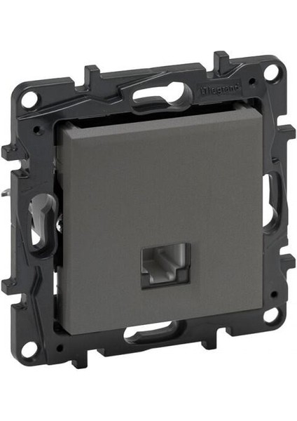 768839 RJ45 Cat6 Utp Data Prizi Titanyum Renk ( Raventi Serisi )