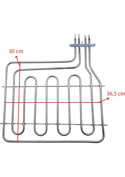 Icanpares Termikel Uyumlu GRB9545I GRD1455B GRD1455D GRD1455I Fırın Üst Rezistansı modelleri