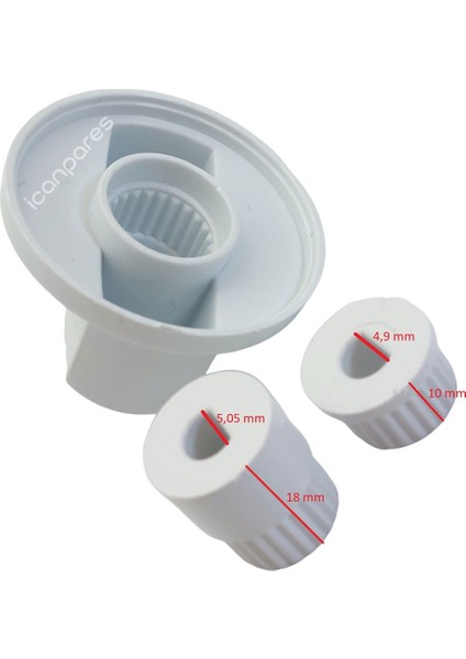 Icanpares Simfer-Tefal-Teka Ankastre Set Üstü ve Ocak 4 Lü Düğme Takımı modelleri