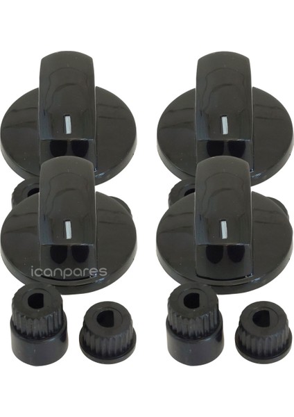 Icanpares Maximus-Mekappa-Miele Ankastre Set Üstü ve Ocak 4 Lü Düğme Takımı