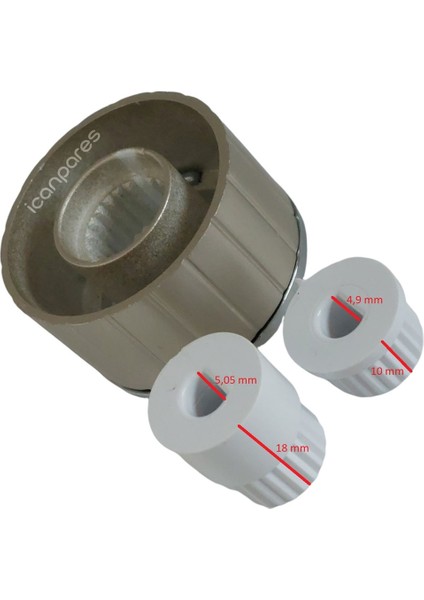 Icanpares Ventino-Vestel-Yukka Ankastre Set Üstü ve Ocak 4 Lü Düğme Takımı modelleri