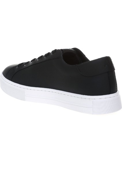 Xdx027Xcc14A120 Siyah Kadın Deri Sneaker