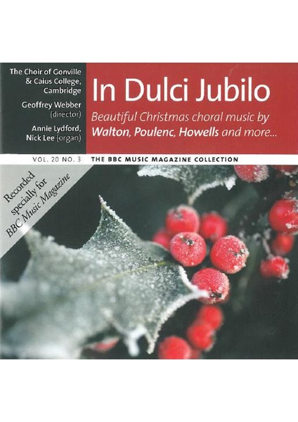The Choir Of Gonville & Caius College – In Dulci Jubilo CD