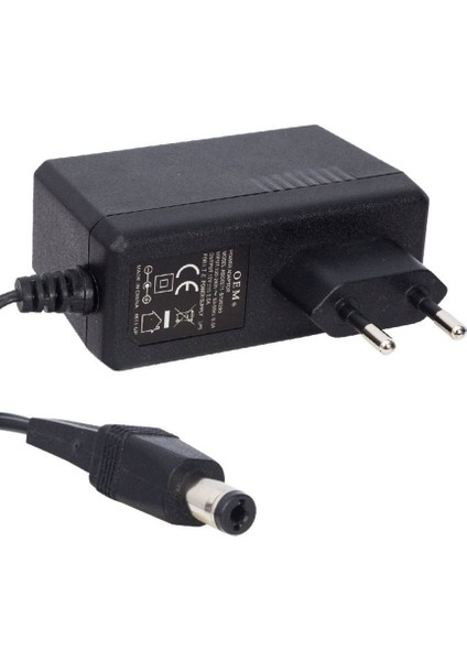 12V 1AMPER Adaptör- 12 Volt 1 A LED - Modem - Mini Uydu Adaptörü Slim Adaptör