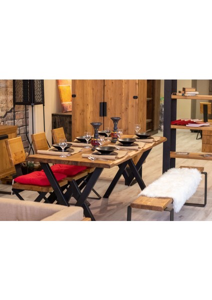 Masif Ahşap Masa Takımı