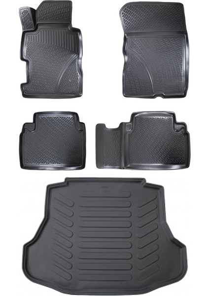 Honda Civic Sedan 2012-2015 3D Paspas+Bagaj Havuzu Seti