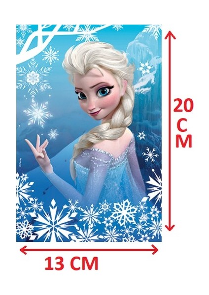 Frozen Karlar Ülkesi Mini Puzzle 54 Parçalı 4'lü Set