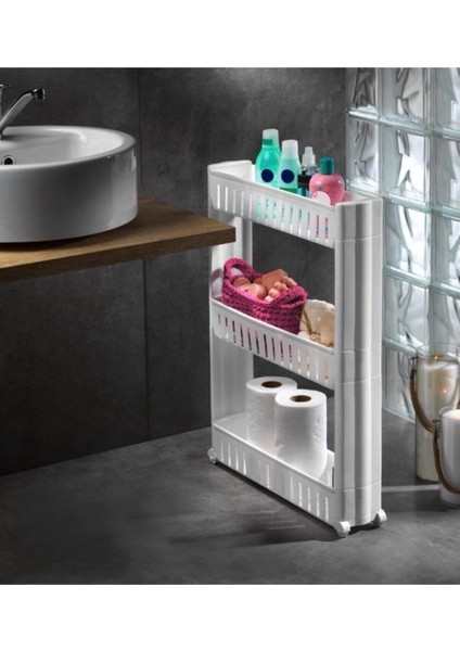 Asya Home Asyahome Organizer 3 Katlı Tekerlekli Organizers