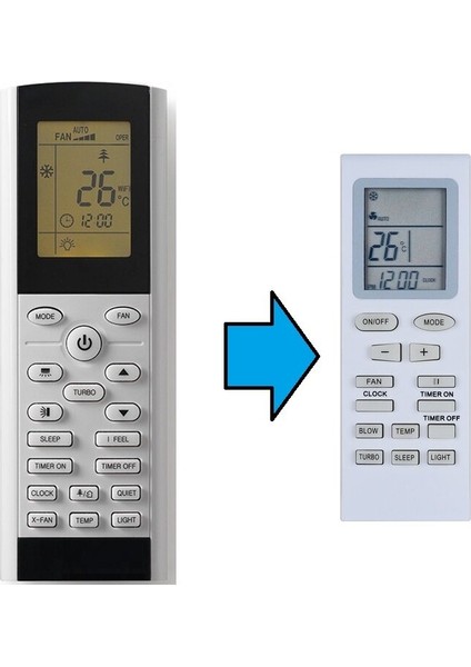 Sigma Plus Inverter Klima Kumandası - Eşdeğer