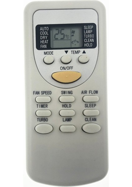 Termodinamik Tdf 72A3A B Salon Tipi Split Klima Kumandası