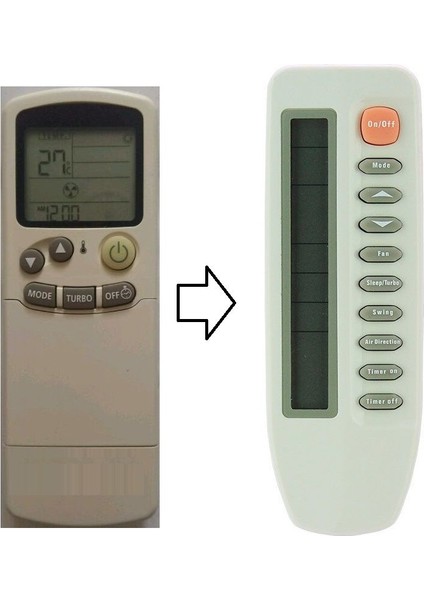 General Electric ARH-111 Eşdeğer Klima Kumandası