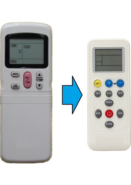 Midea Msf-12 Hr Klima Kumandası - Eşdeğer
