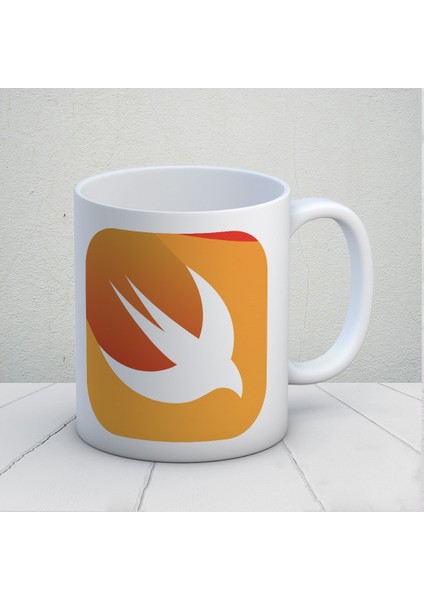 Swift Tasarımlı Kupa Bardak