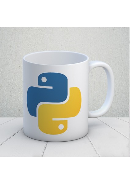 Phyton Tasarımlı Kupa Bardak