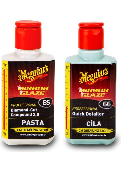 Meguiars Pasta 85 + Meguiars Cila 66 / Meguiars Pasta Cila 100GR ( Çizik Giderici + Parlatıcı)
