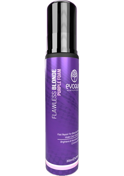 Sarı Platin Gümüş Saçlara Özel Mor Köpük 200 ml