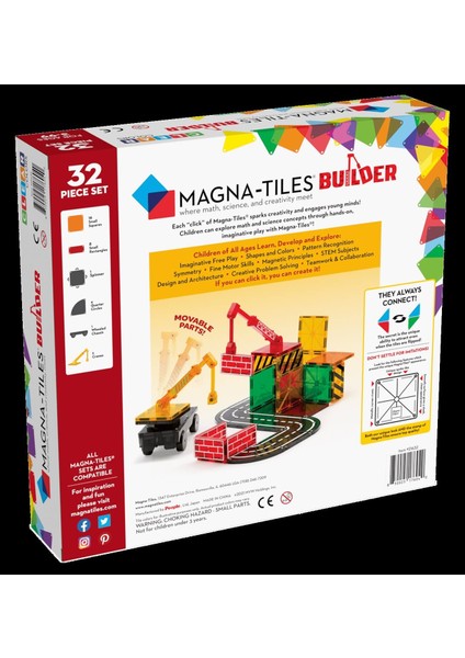 Magna-Tiles Inşaat Seti 32 Parça