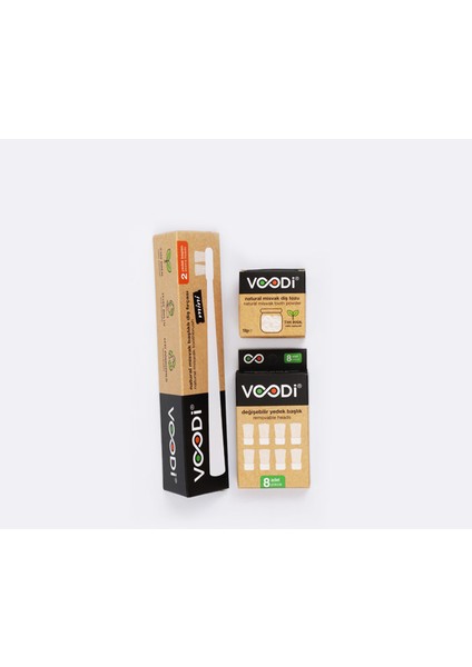 Voodi® Mini Misvak Başlıklı Diş Fırçası Tekli Set