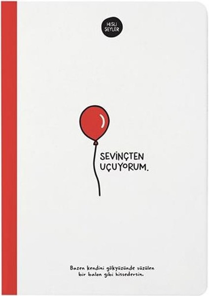 Hisli Şeyler 14*20 64 Yp. Çiz. Sert Kap.ciltli Defter Sevinçten Uçuyorum