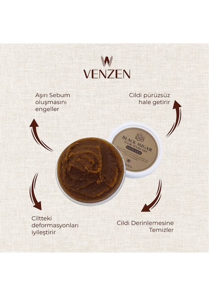 Sugar Black Sugar Black Sugar Yenileyici Yüz Bakım Peeling Maske, Black Sugar Wash Off Soft Scrub 100G modelleri
