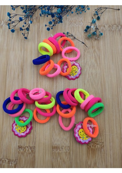 30 Adet Küçük Renkli Havlu Toka Kadın Lastik Toka Seti