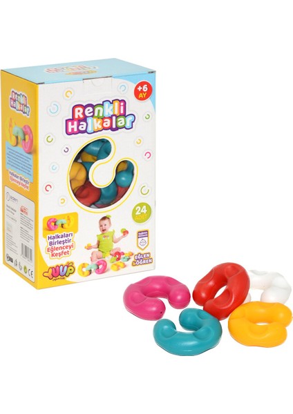 Yup Aden Oyuncak Renkli Halkalar