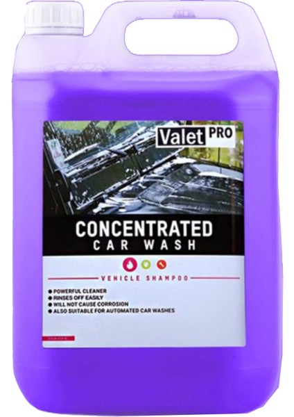 Valet Pro - Seramik Korumalar Için Ph Dengeli Konsantre Şampuan - Concentrated Car Wash 5lt