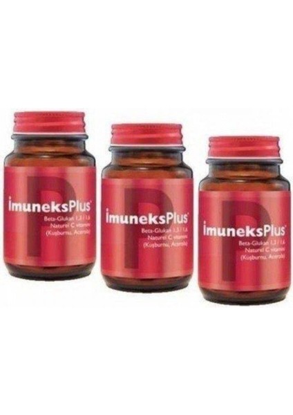 Imuneks Plus Takviye Edici Gıda 30 Kapsül 3 Adet