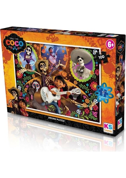 KS Games Coco Lisanslı Puzzle 100 Parça