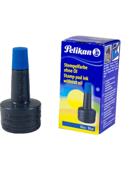 Pelikan Istampa Mürekkebi 28ML Mavi